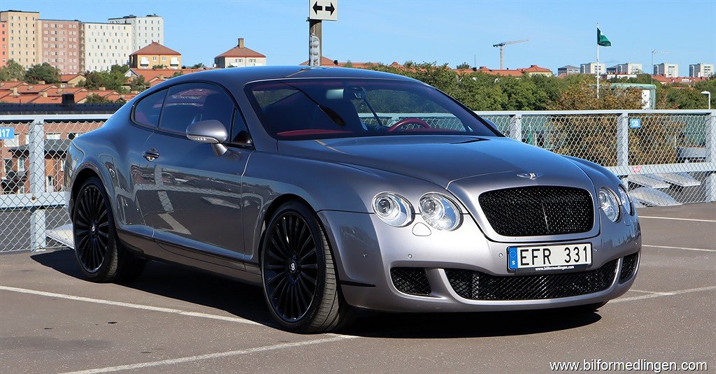 Bentley Continental GT 6.0 Coupé 4WD 559hk S/V-hjul Sensorer Värmare