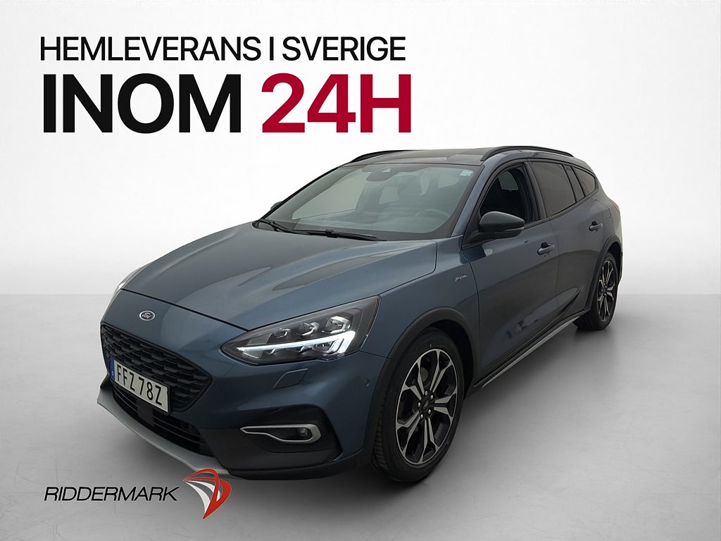 Ford Focus 1.0 EcoBoost Active Kamera Navi Rattvärm Dragkrok