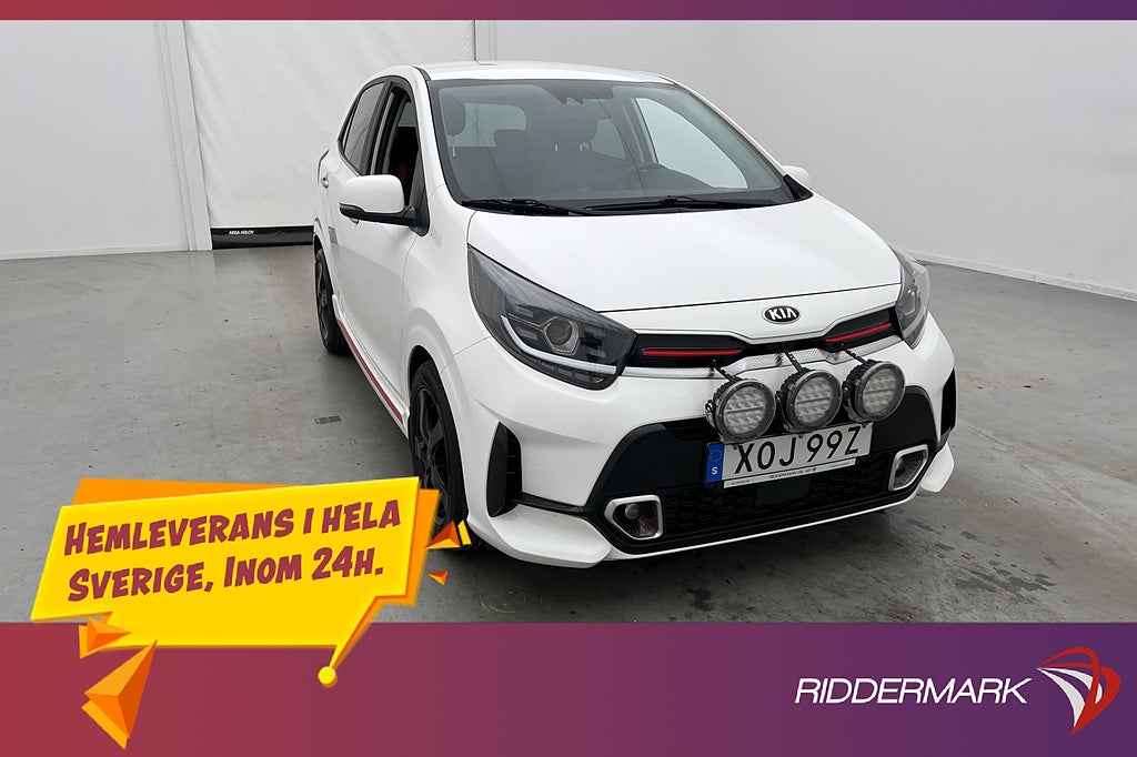 Kia Picanto 1.0 T-GDI 100hk GT-Line Extraljus Kamera CarPlay