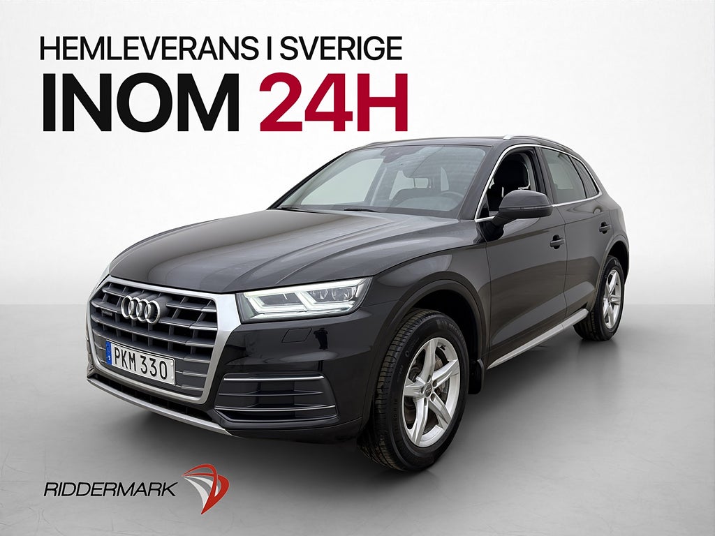 Audi Q5 2.0 TDI Quattro 190hk Dragkrok D-Värmare Bluetooth
