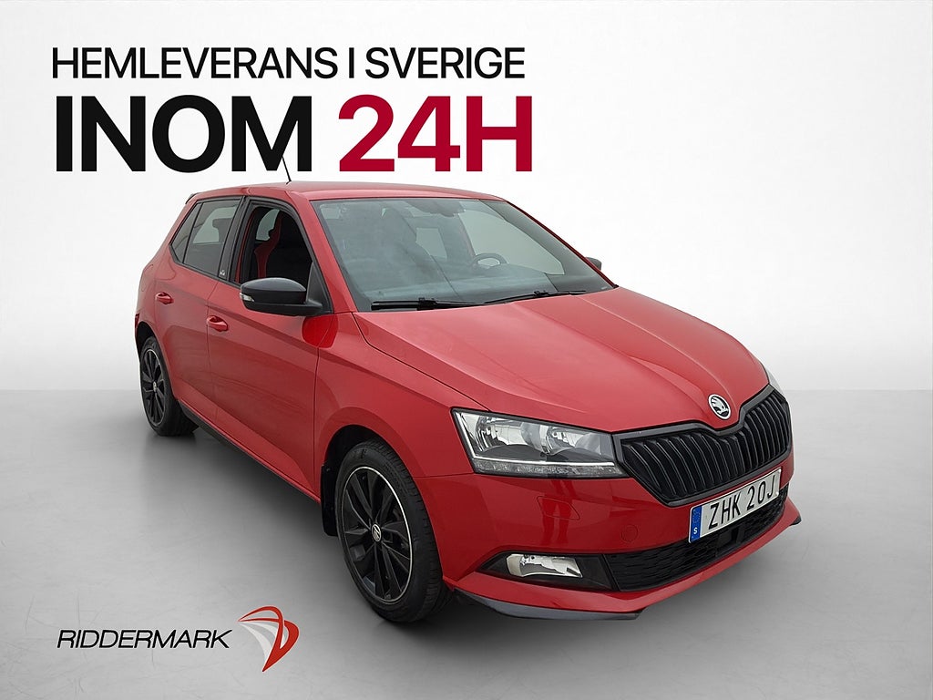 Skoda Fabia 1.0 TSI 95hk Monte Carlo CarPlay Farthållare