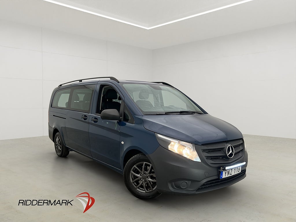 Mercedes-Benz Vito Tourer 114 X-Lång D-Värm Drag Skinn 8-Sit