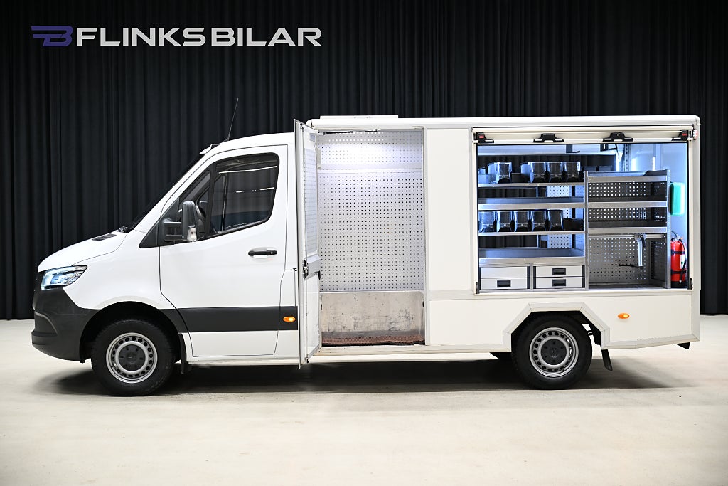 Mercedes-Benz Sprinter 316 Påbyggnad|Servicebil|Aluca|Solceller|Leasbar|SeUTR!