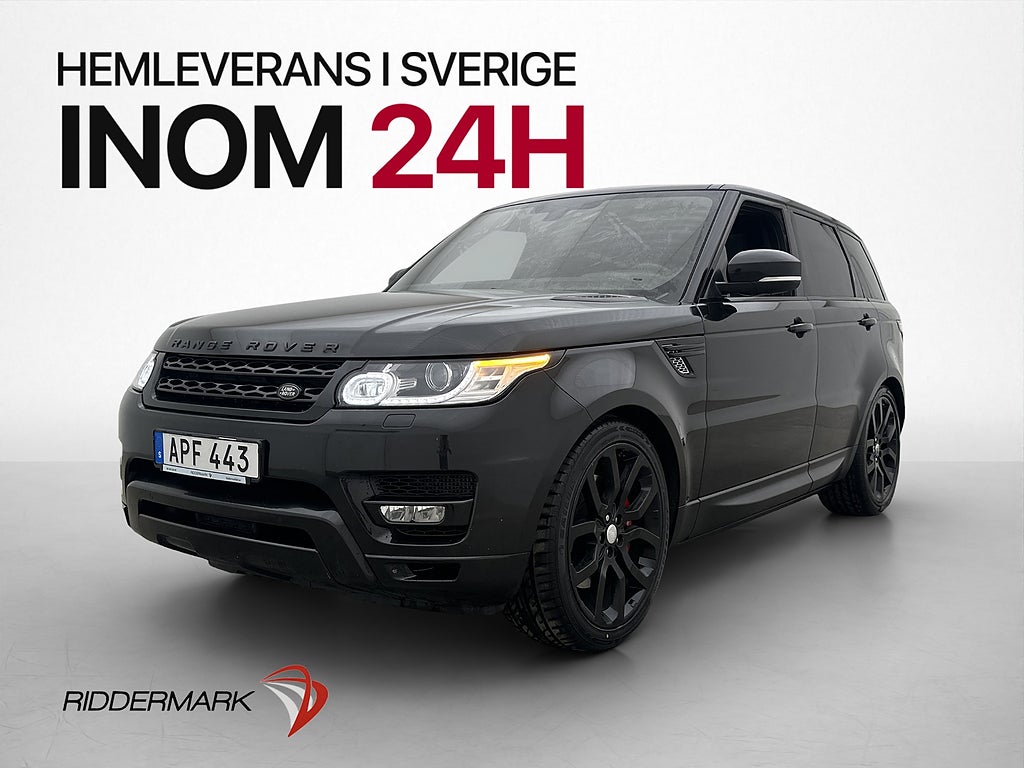 Land Rover Range Rover Sport SDV6 HSE Pano Meridian Luftfjäd