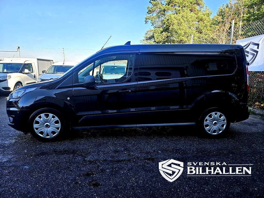 Ford Transit Connect Connect 210 LWB 1.5 AUT L2 Lång Backkam Drag Moms 3-Sit