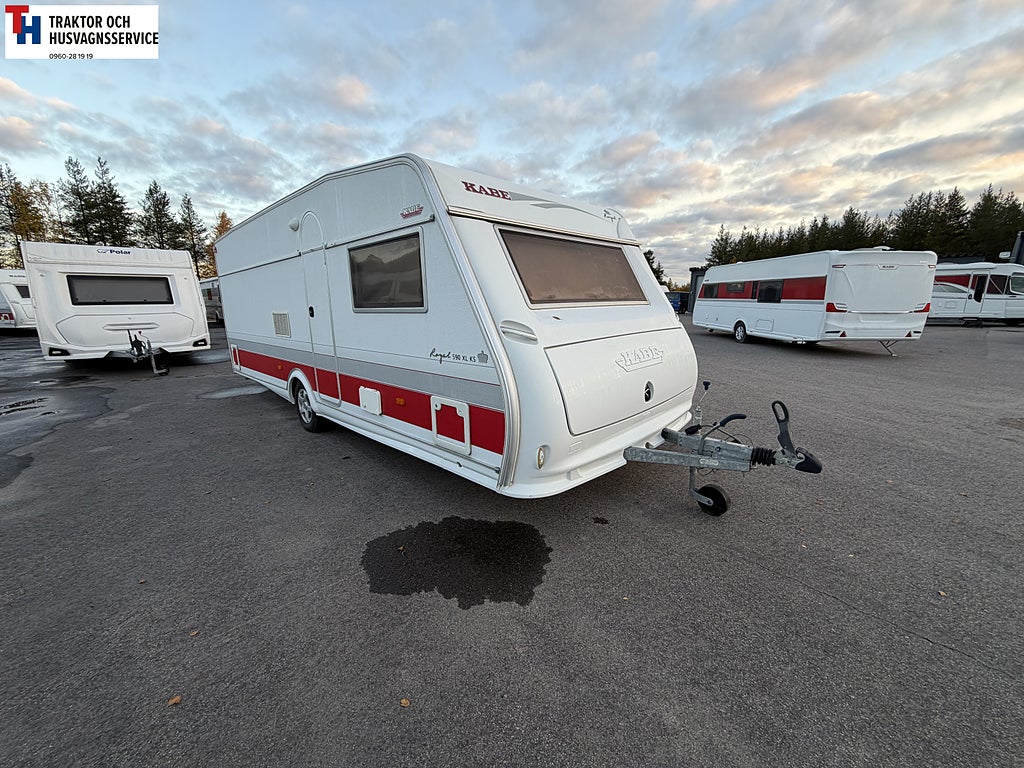 Kabe ROYAL 590 XL KS med AC, Cykelställ, Tält, -09 