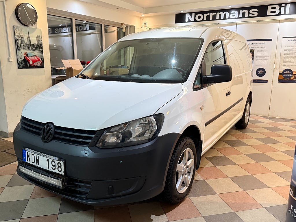 Volkswagen Caddy Maxi 1.6 TDI Skåp Auto/Nysvänghjul/Kambyt/Drag/M+Värm