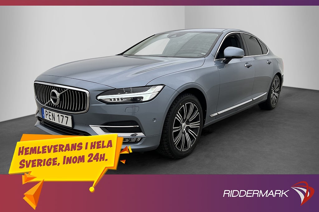 Volvo S90 D5 AWD Inscription VOC Rattvärme Skinn Navi Drag