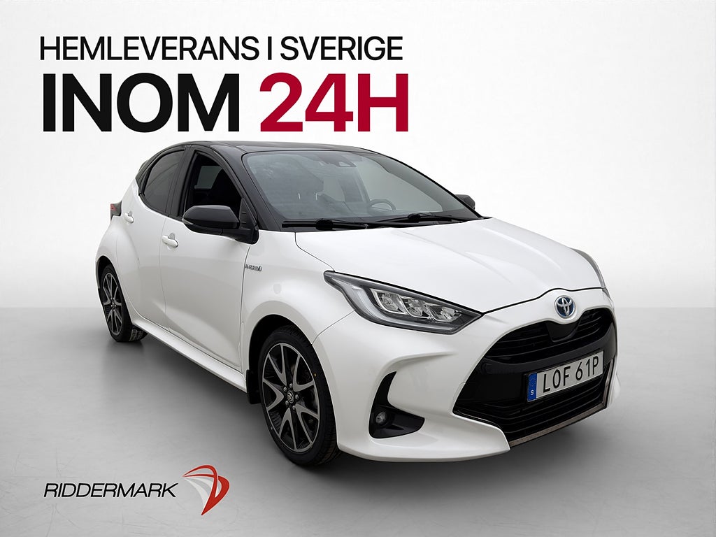 Toyota Yaris Hybrid 116hk Style Halvskinn Kamera Adapt-Fart