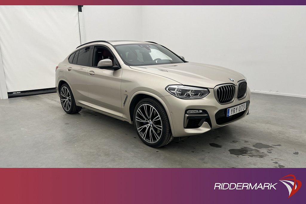 BMW X4 M40i 354hk Innovation H/K HUD Pano 360° Disp.Key Drag