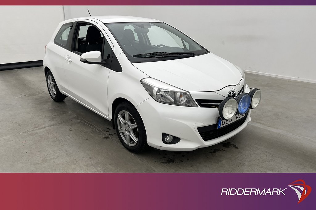 Toyota Yaris 1.33 99hk Active Kamera Extraljus Dragkrok