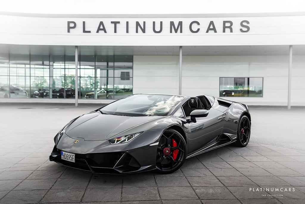 Lamborghini Huracán Evo Spyder LP640-4 / Sv.såld / LÅGA MIL