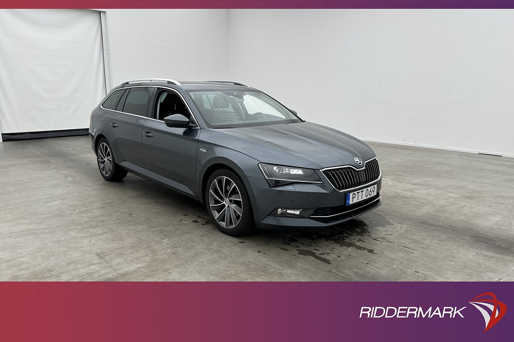 Skoda Superb TDI 4x4 190hk L&K Canton Skinn Värm Kamera Drag