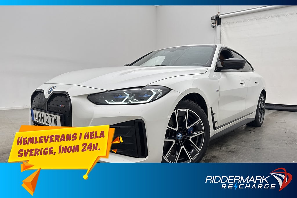 BMW i4 M50 xDrive Gran Coupé 544hk Taklucka H/K Laser Drag