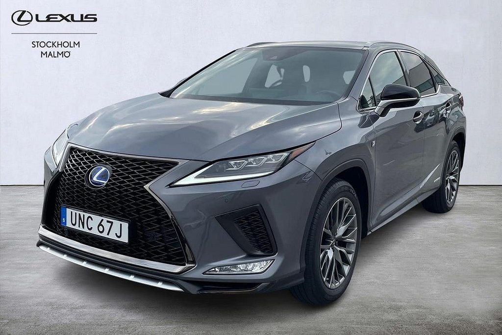 Lexus RX 450h AWD F Sport S Drag Adaptiv farthållare 360 kamera Mark Levi