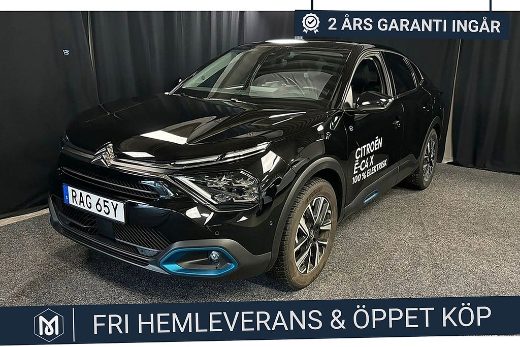 Citroën e-C4 X 136 HK SHINE Demo Låga mil Navi Carplay