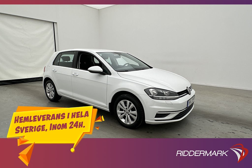 Volkswagen Golf 1.0 TSI 110hk CarPlay Farthållare 0.48l/mil