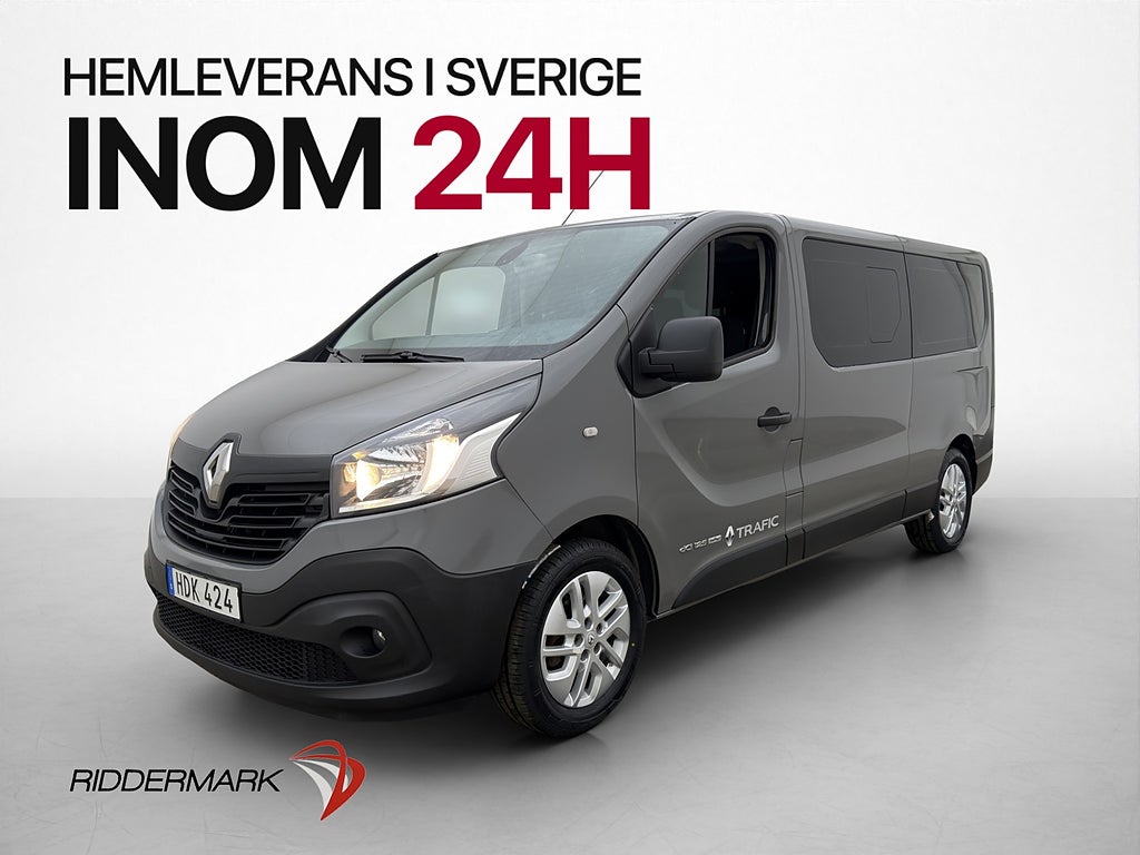 Renault Trafic Lång D-Värm PDC Bluetooth Farthållare 9-Sits
