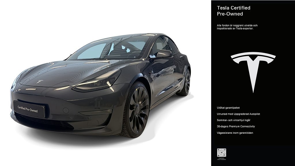 Tesla Model 3 Performance Certified Pre-Owned 3,84% ränta