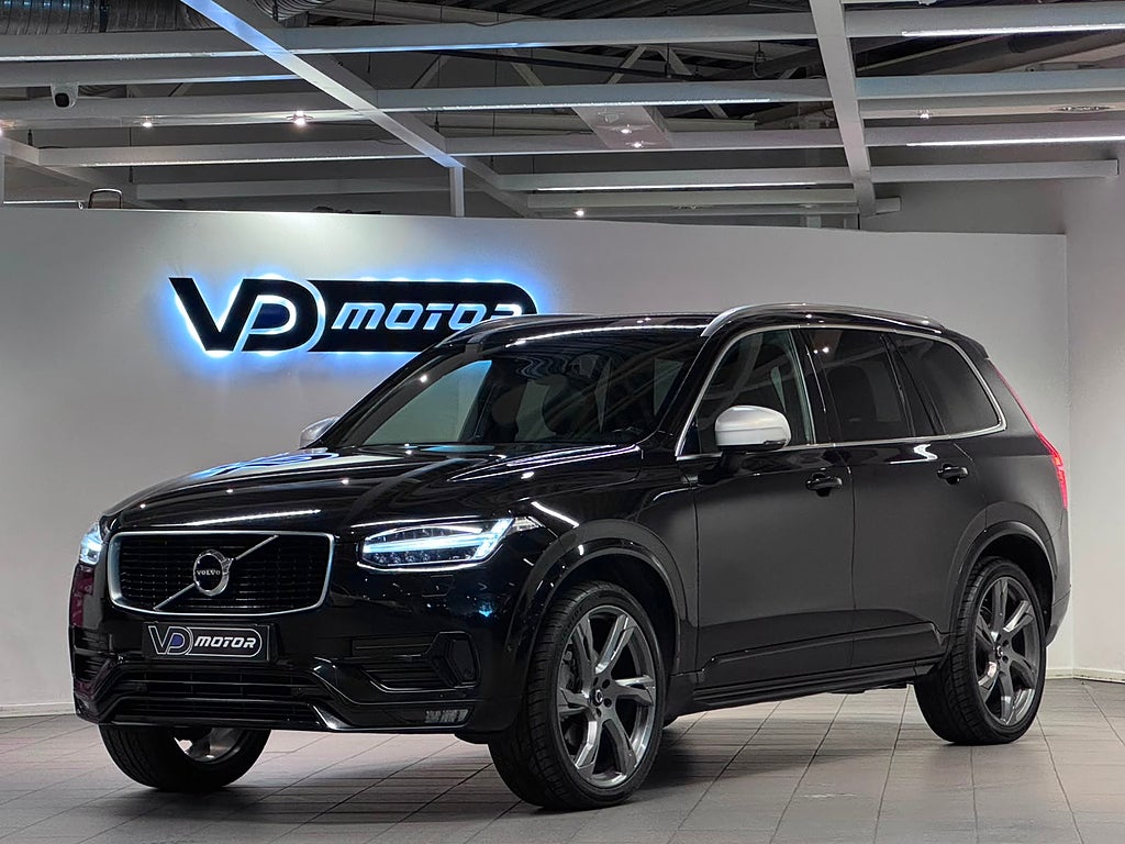 Volvo XC90 D5 AWD R-Design Polestar B&W Navi 22'' VOC Drag 240hk