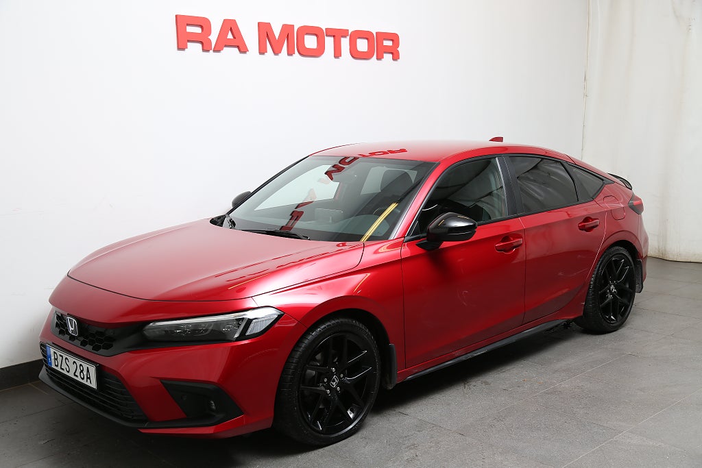 Honda Civic e:HEV e-CVT Sport 184hk Navi Serviceavtal Dragkrok 2023