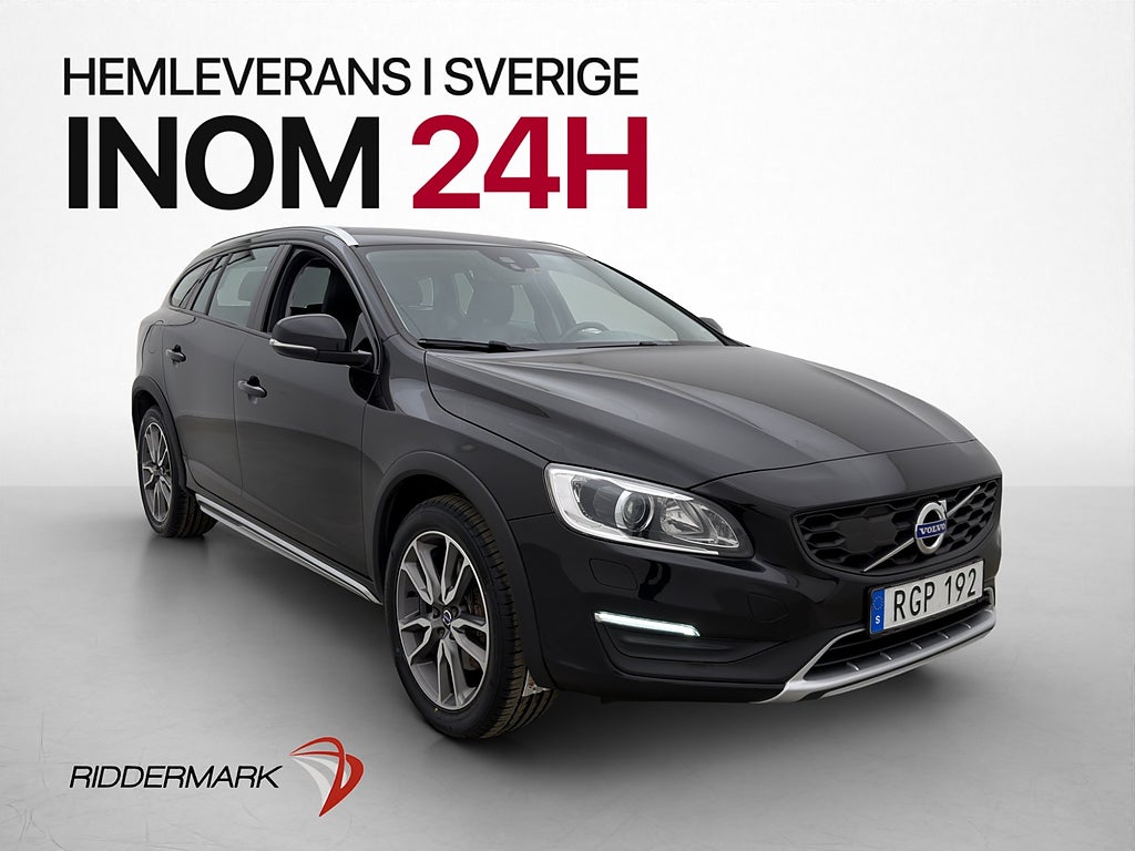 Volvo V60 Cross Country D4 190hk Summum VOC Dragkrok Värm