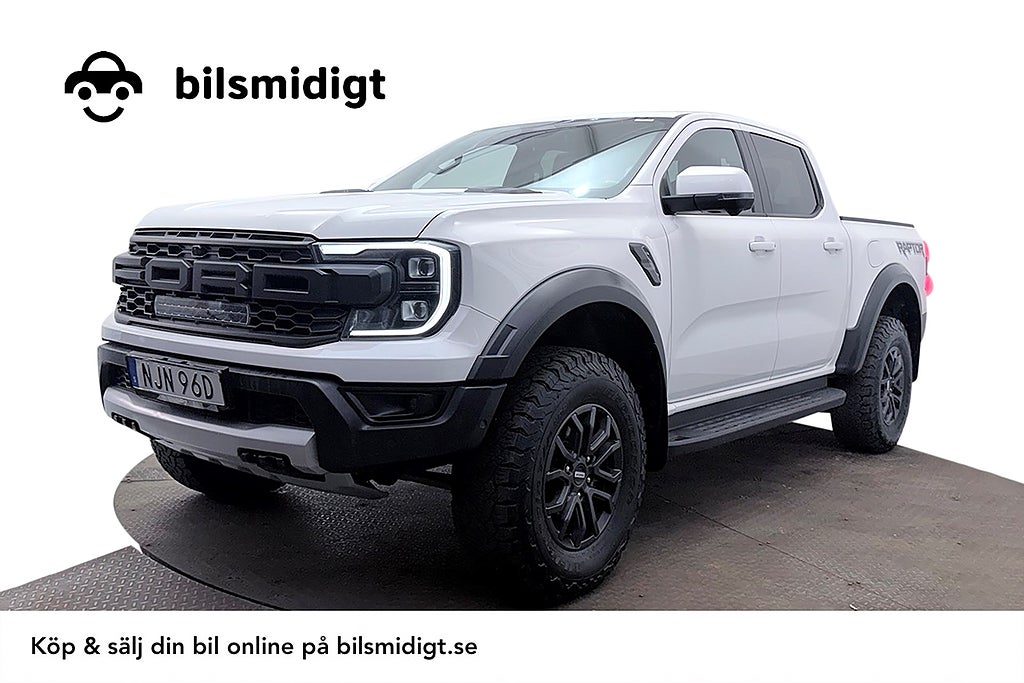 Ford ranger Raptor Drag Läder 360° B&O LED-ramp MOMS 292hk