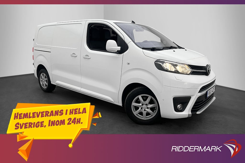 Toyota ProAce L2 Värmare 2xDörr HuD 3-Sits Dragkrok B-Kamera