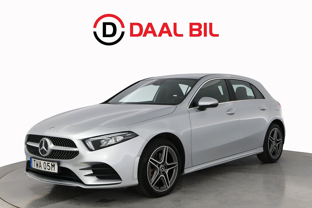 Mercedes-Benz A 250e 218HK AMG BACKKAMERA VÄRMARE BT FARTHÅLLARE 