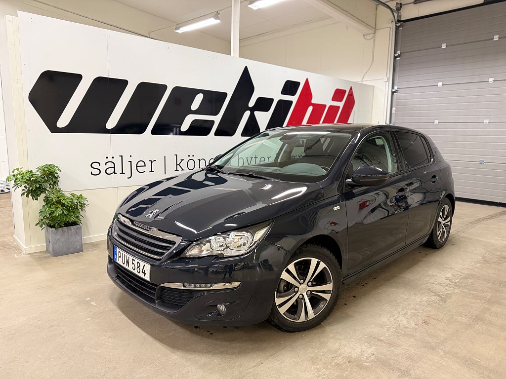 Peugeot 308 1.6 BlueHDi 120hk EAT Active, Nav, B-Kamera, Panorama, Ny kamrem