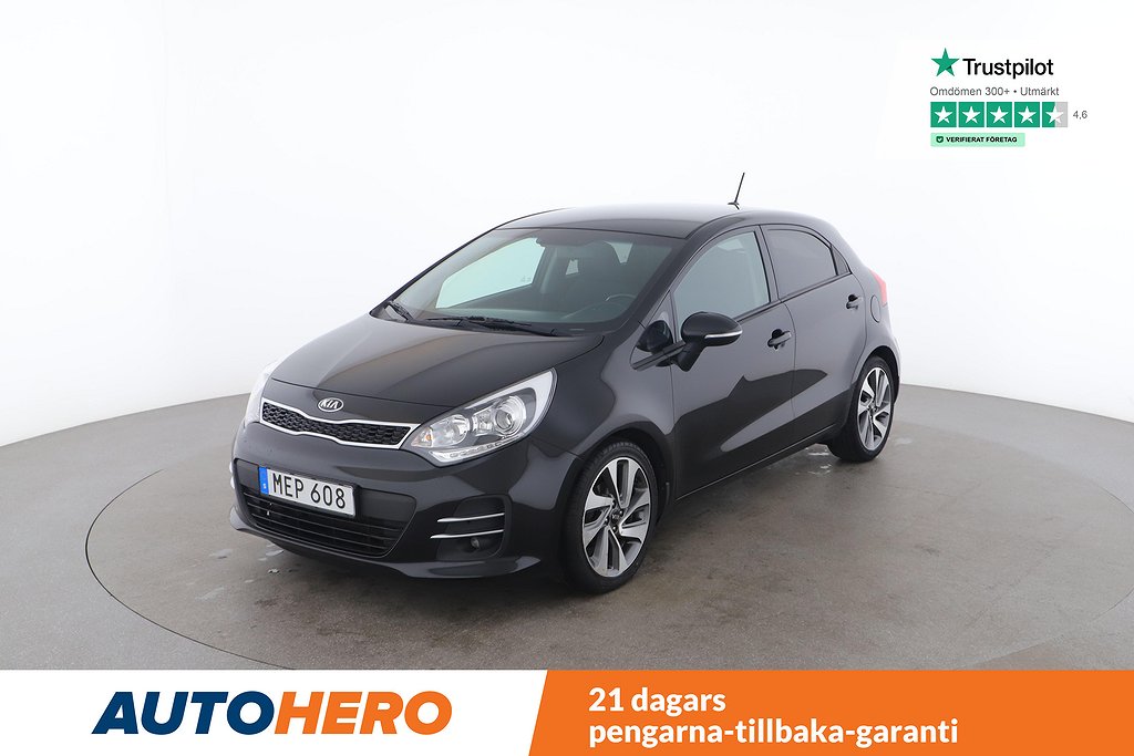 Kia Rio 5-dörrar 1.2 CVVT / Rattvärme, GPS, Backkamera