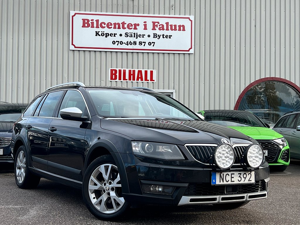 Skoda Octavia Scout 2.0 TDI 4x4 Premium Euro 6 Dragkrok