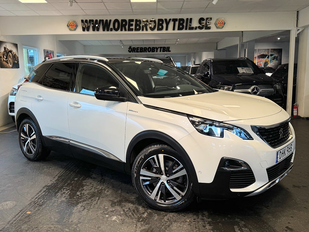 Peugeot 3008 GT HYBRID4 EAT Gps Värmare Dödavinkel DRAG 