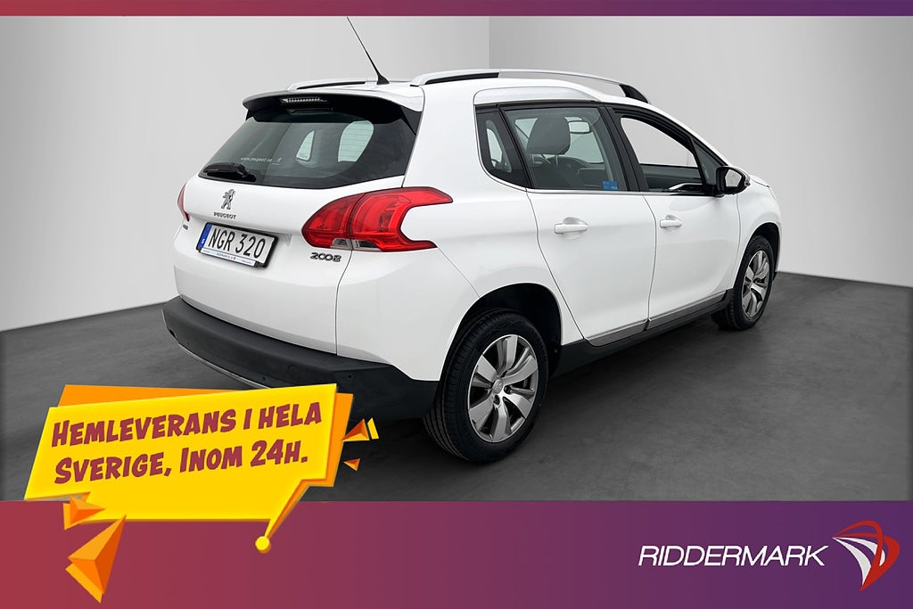 Peugeot 2008 1.6 BlueHDi 99hk Allure Sensorer Halvskinn