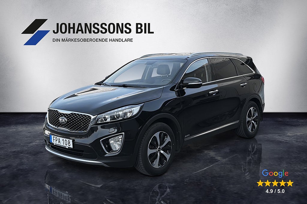 Kia Sorento 2.2 CRDi AWD Business 7-sits MoK-värmare Drag Kamera