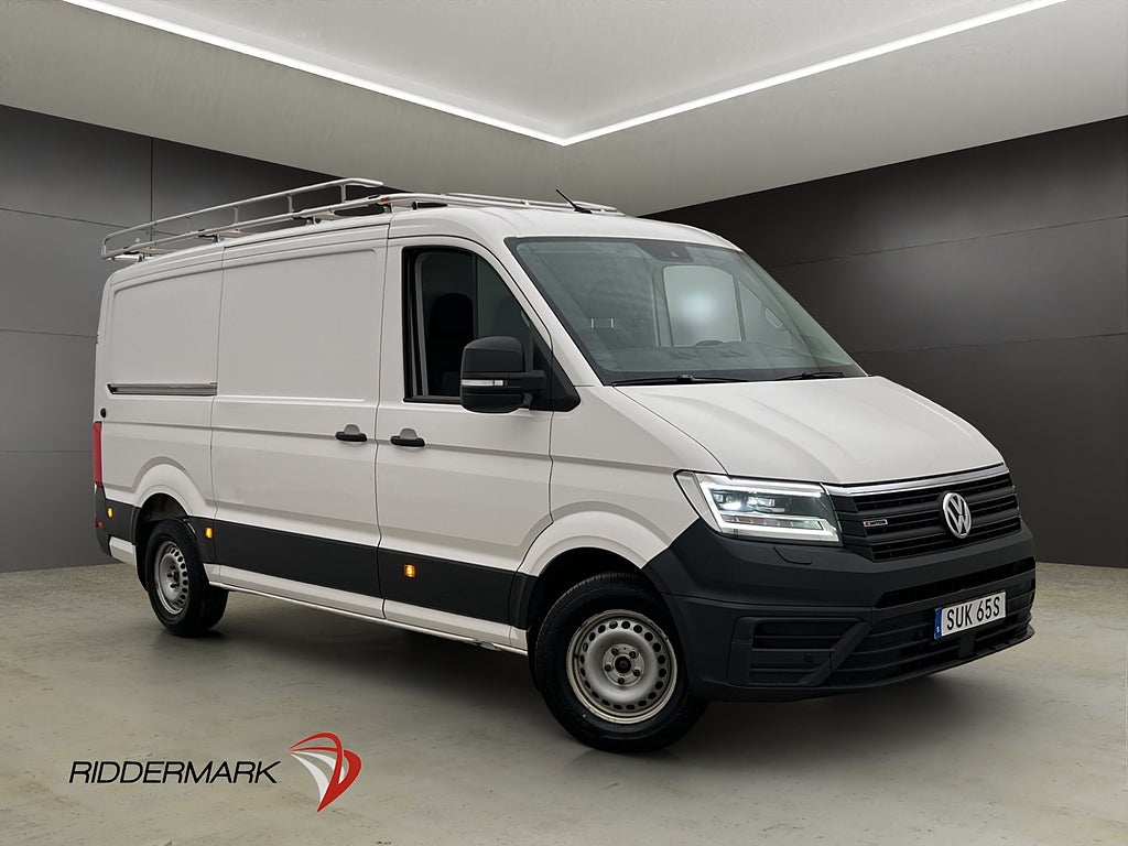 Volkswagen crafter L2 4M Värm 3-Sit Drag B-Kamera V-Inr Moms