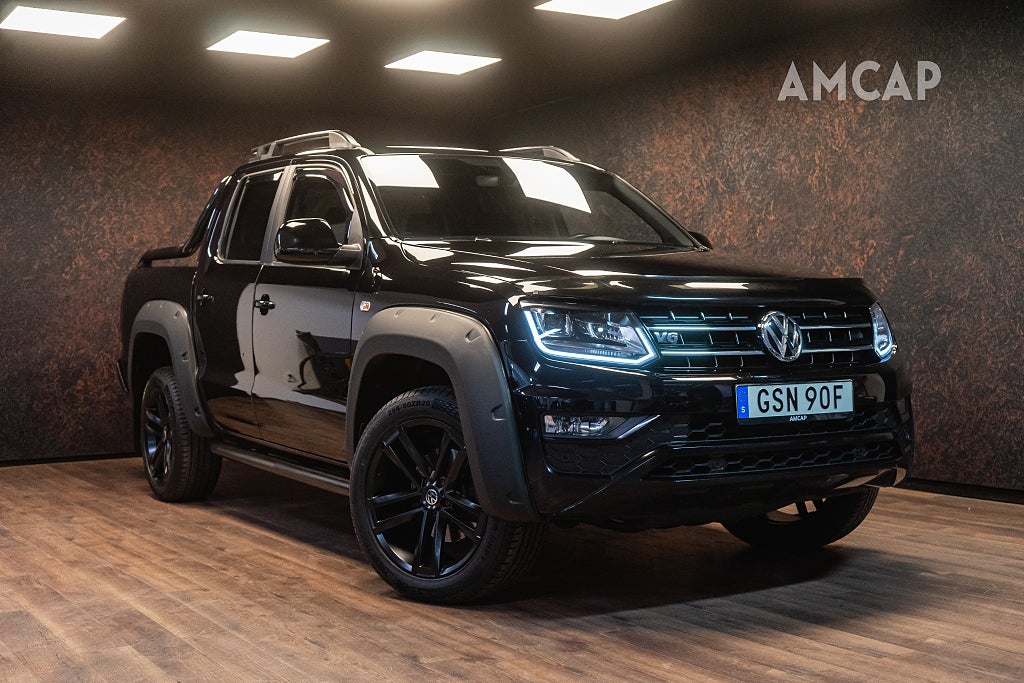 Volkswagen Amarok 3.0 V6 TDI 4M Black | MOMS | Breddare | Värm | 4117kr/m