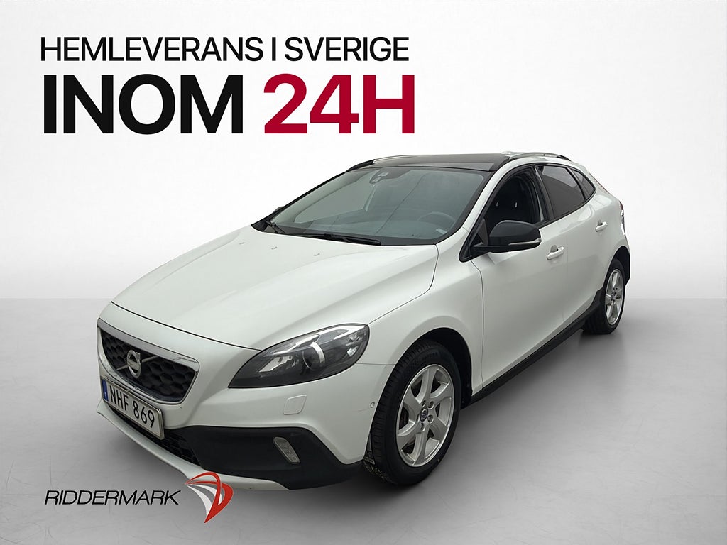 Volvo V40 Cross Country D3 Summum Pano Sensorer Skinn Elstol