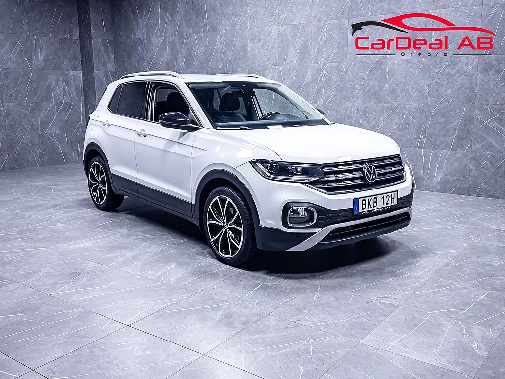 Volkswagen T-CROSS 1.0 TSI 110hk Sensorer Döda vinkel Adaptiv Paddlar MOMS