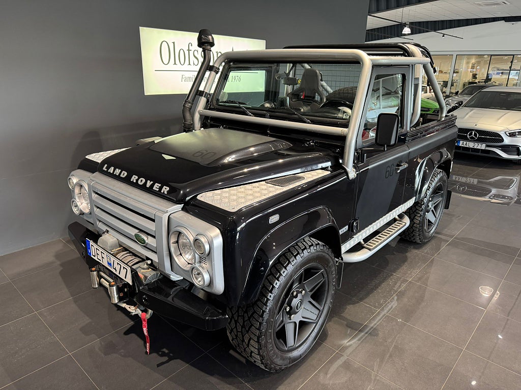 Land Rover Defender 90 Pick Up 2.4 TD4 4×4 Soft Top Winsch - bild 4