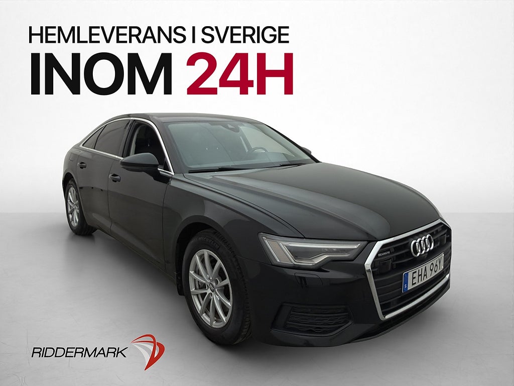Audi A6 45 TFSI Quattro P-Värmare Drag  360° Navi MOMS