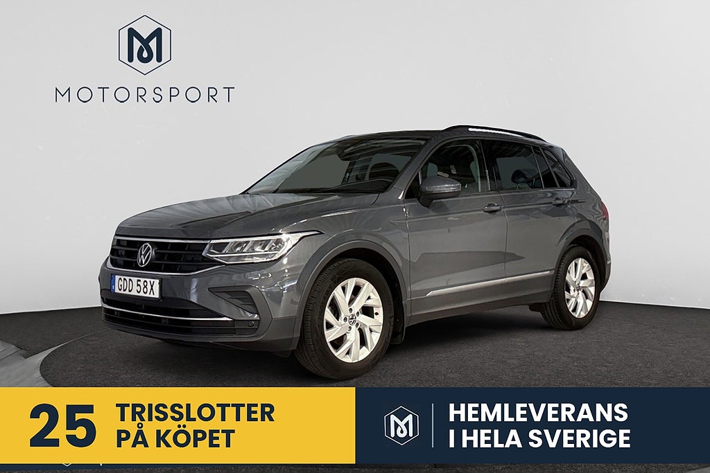 Volkswagen Tiguan 150hk Aut Dragkrok Adap-fart Carplay Backkamera Värmare