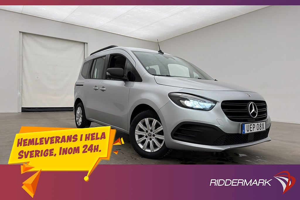 Mercedes-Benz Citan Tourer 112 B-Kamera 5-Sits CARPLAY Moms