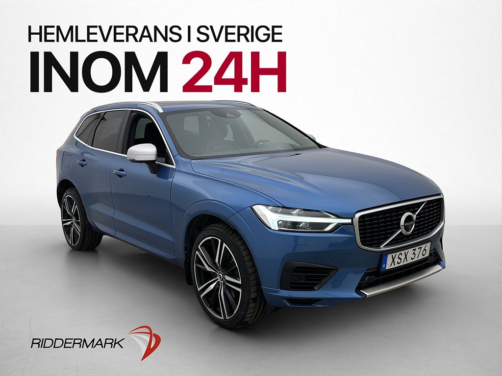 Volvo XC60 T8 AWD R-Design Pano VOC Värmare 360° HUD CarPlay