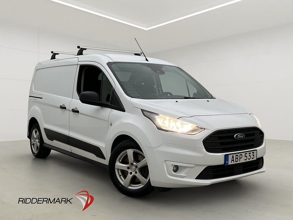 Ford Transit Connect LWB Värm Drag B-Kamera CARPLAY Moms