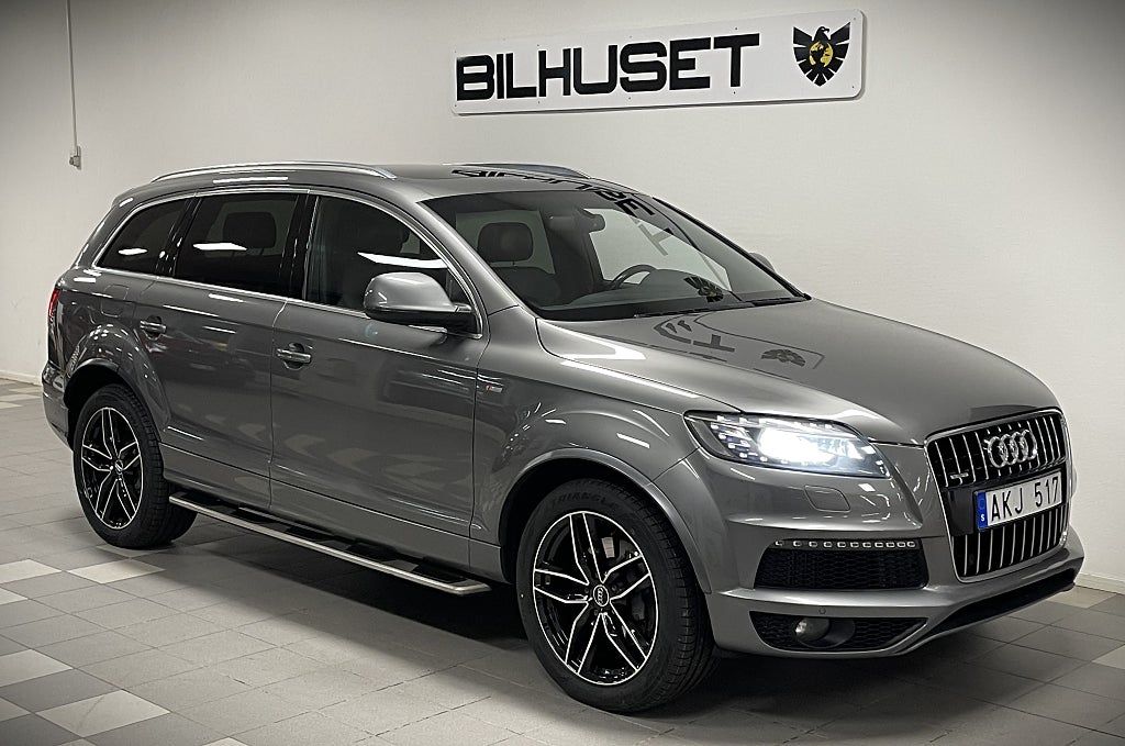 Audi Q7 3.0 TDI V6 Q S-LINE 7-SITS VÄRMARE DRAG BOSE PANO