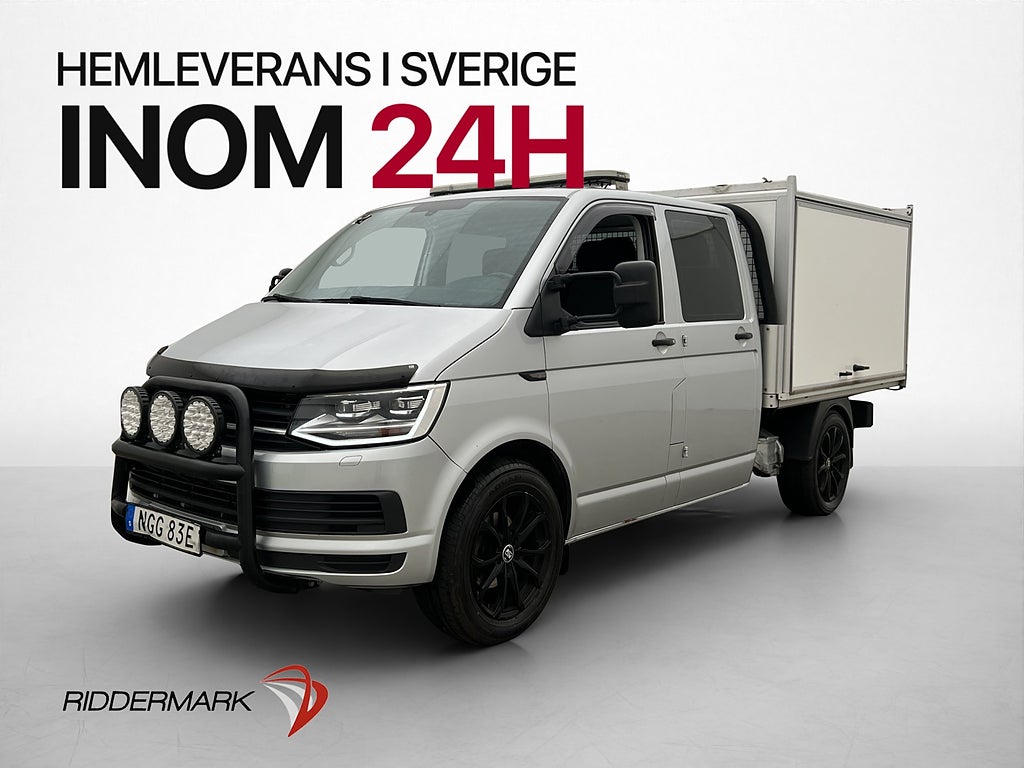 Volkswagen Transporter Dubbelhytt 4M Värm Drag Påbyggna Moms