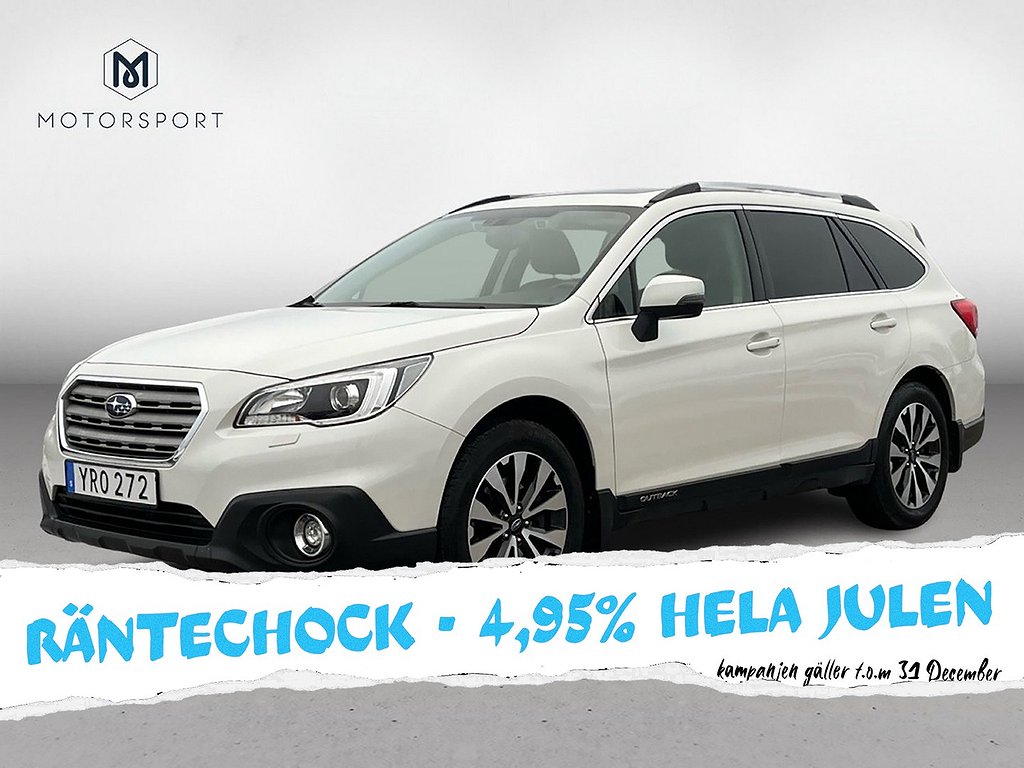 Subaru Outback 2.5 4WD Aut Dragkrok Backkamera Taklucka