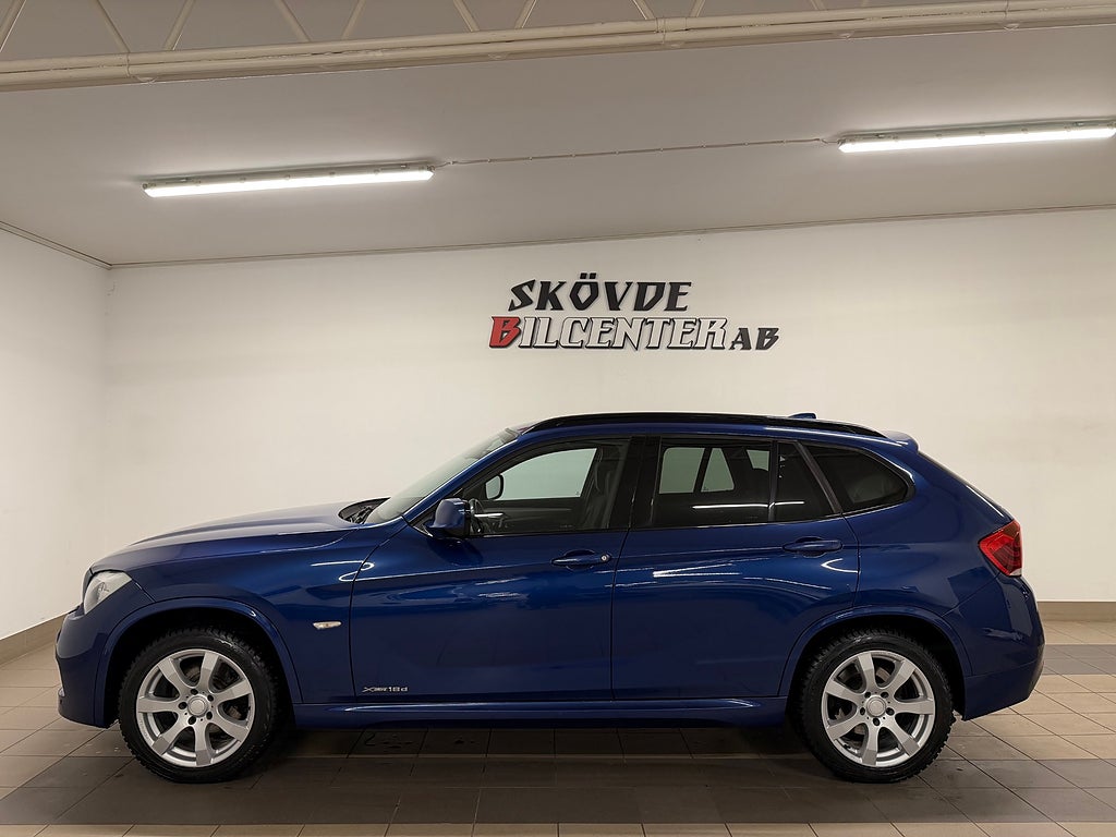 BMW X1 xDrive18d M Sport/Drag/Nyservad/GPS/B-Kamera/Shadowline