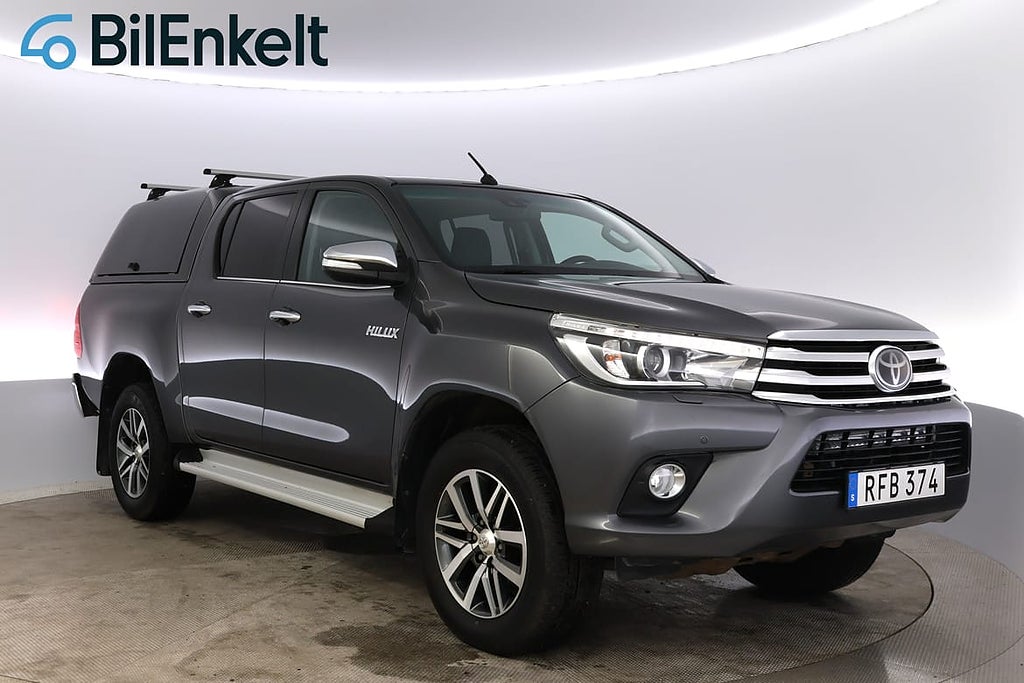 Toyota Hilux Dubbelhytt 2.4 AWD Premium Drag D-Värme MOMS